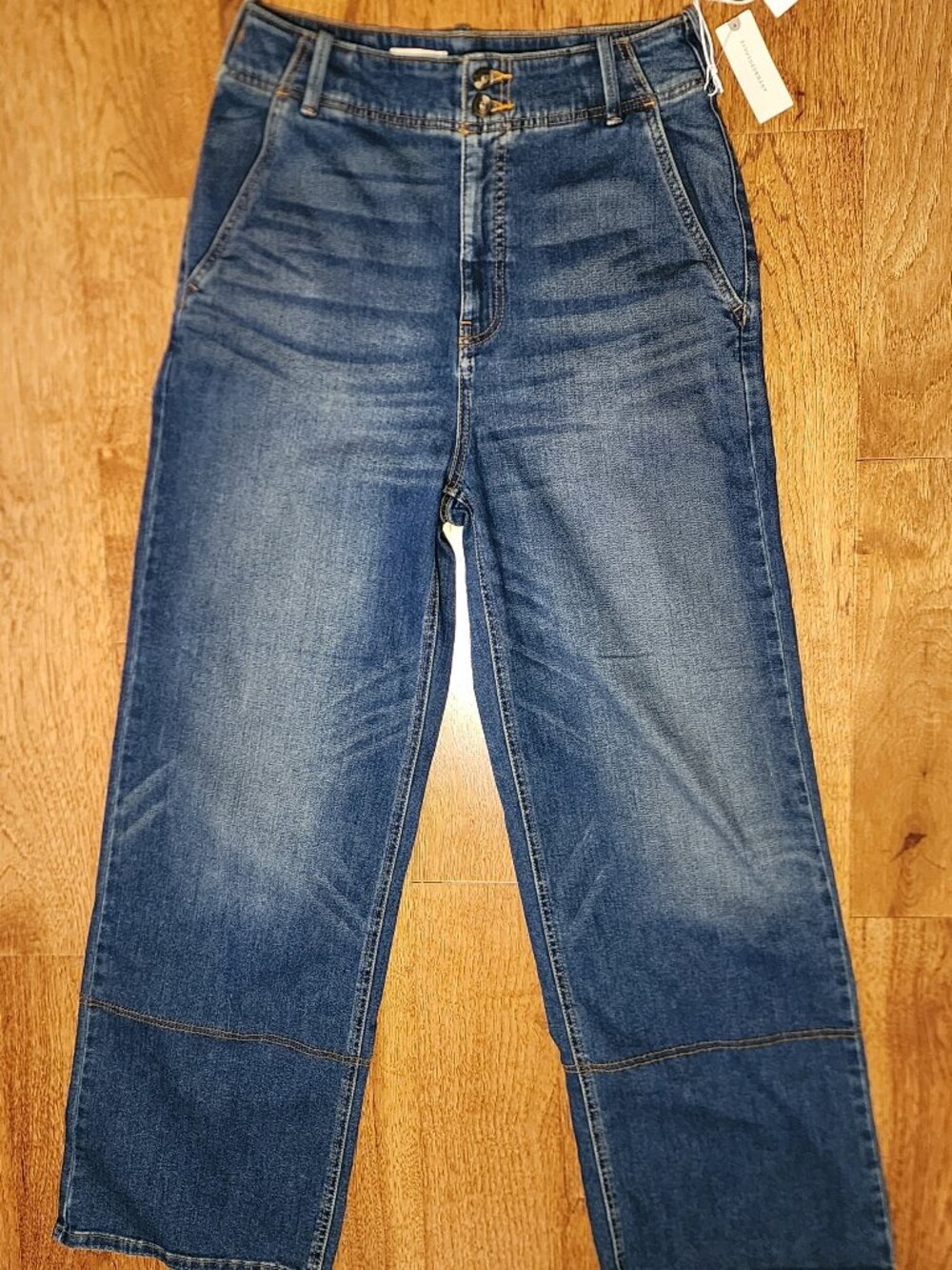 Pilcro Anthropologie High Rise Wide Leg Jeans Size 30 NWT $148